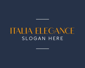 Elegant Business Wordmark logo design