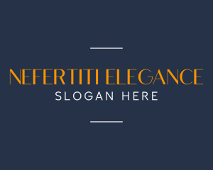 Elegant Business Wordmark logo design