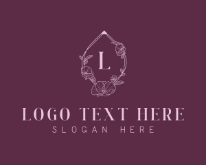 Boutique - Flower Feminine Beauty logo design