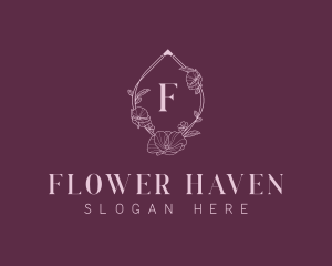 Flower Feminine Beauty logo design