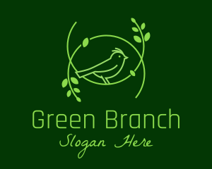 Branch - Sparrow Nature Branch logo design