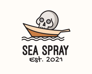 Dead Seafarer Skull logo design