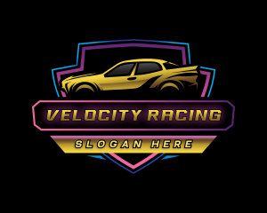 Car Racing Automobile logo design