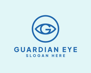 Eye Vision Letter G logo design