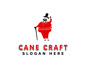 Cane - Burger Man Restaurant logo design