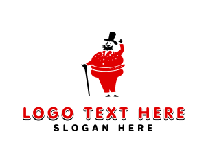 Playful - Burger Man Restaurant logo design