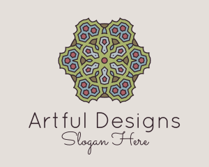 Geometric Lantern Ornament  logo design