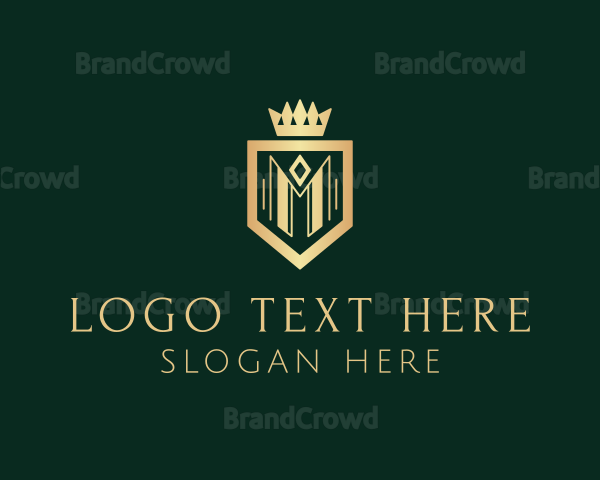 Royal Crown Letter M Logo