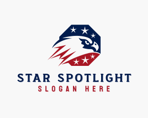 USA Eagle Veteran logo design