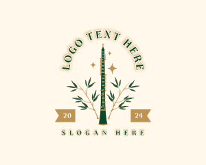 Foliage - Premium Musical Oboe logo design