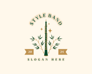 Premium Musical Oboe logo design