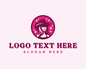 Eatery - Sparkle Cowgirl Hat logo design