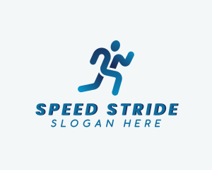 Running Marathon Athlete logo design