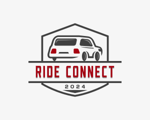 Rideshare - Car Rideshare Vehicle logo design