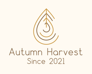 Autumn Leaf Oil logo design