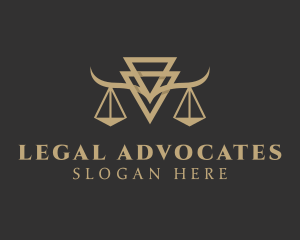 Golden Scale Law Firm logo design