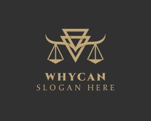 Criminologist - Golden Scale Law Firm logo design
