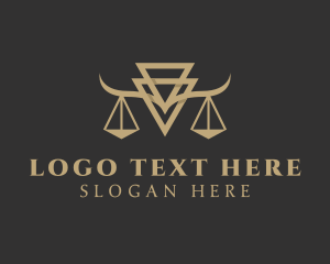 Law - Golden Scale Law Firm logo design