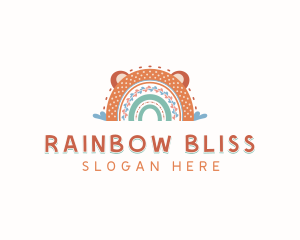 Kindergarten Rainbow Daycare logo design