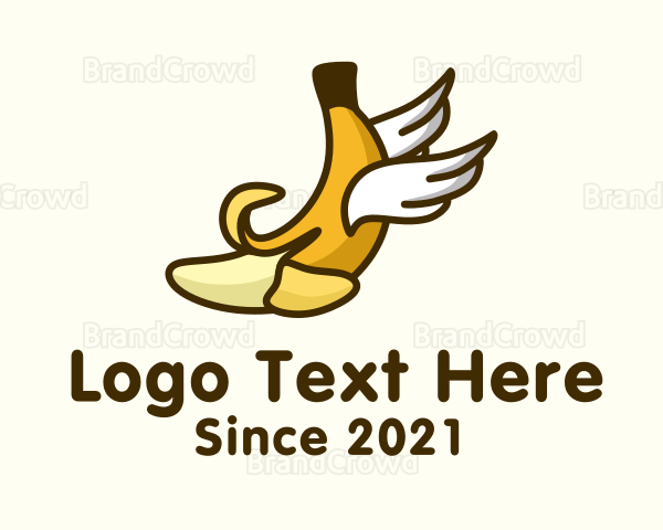 Banana Peel Wings Logo