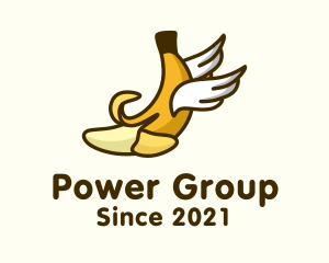 Produce - Banana Peel Wings logo design