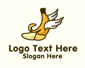 Banana Peel Wings Logo