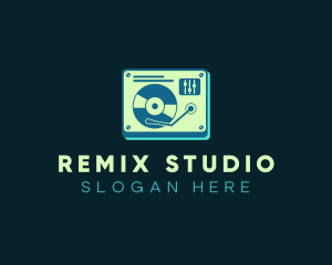 Remix - Music DJ Mixer logo design