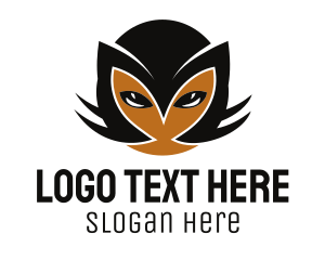 Owl - Owl Head Helmet logo design