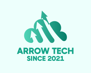 Arrow - Data Cloud Arrow logo design