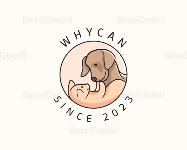Pet Kitten Dog Animal Logo