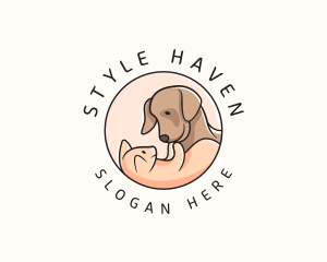 Pet Kitten Dog Animal Logo