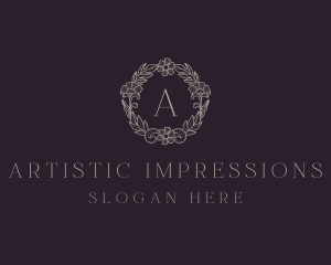 Majestic Floral Foliage logo design