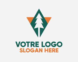 Mountaineering Nature Forest  Logo
