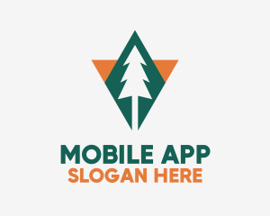 Mountaineering Nature Forest  Logo