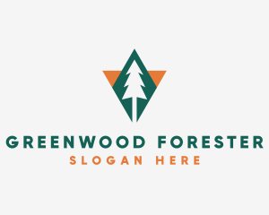 Mountaineering Nature Forest  logo design