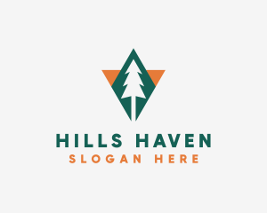 Mountaineering Nature Forest  logo design