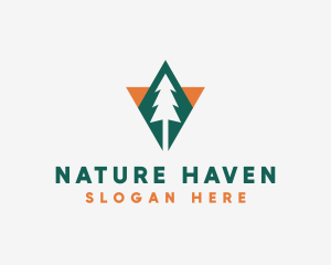 Mountaineering Nature Forest  logo design