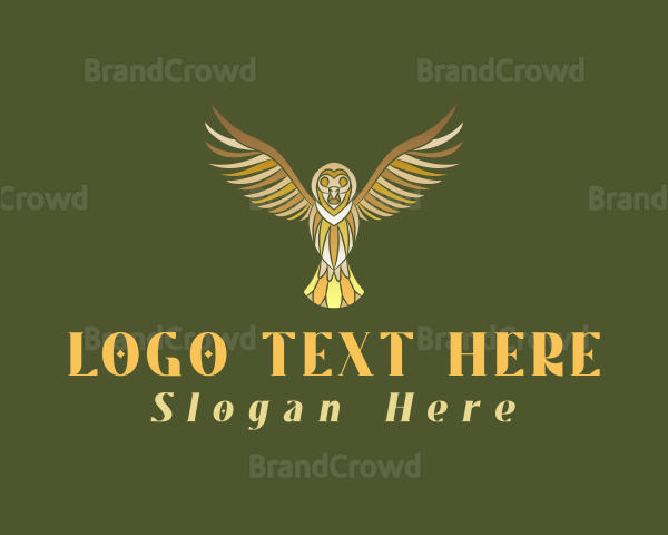 Elegant Luxury Owl Logo