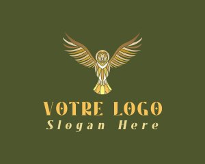 Elegant Luxury Owl Logo