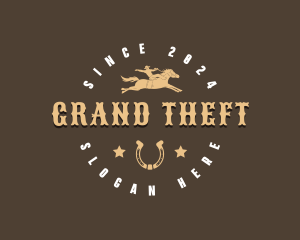 Cowboy Horse Ranch Logo