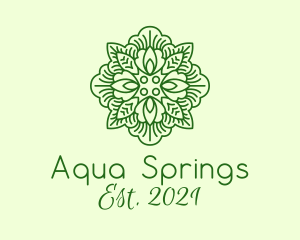 Spring Leaf Plant logo design