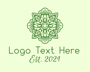 Gardener - Spring Leaf Plant logo design