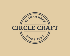 Circle Generic Hipster logo design