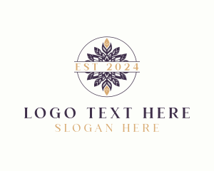 Stylish Floral Boutique Logo