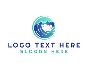 Coast - Wave Beach Surf logo design