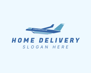 Aircraft Logistics Transport logo design