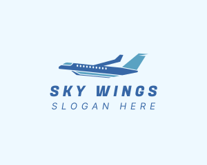 Aircraft - Aircraft Logistics Transport logo design