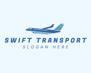 Aircraft Logistics Transport logo design