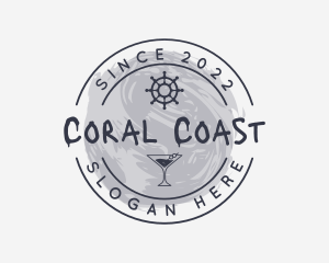 Cocktail Bar Helm  logo design