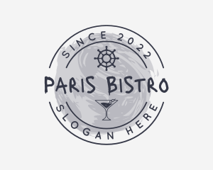 Cocktail Bar Helm  logo design